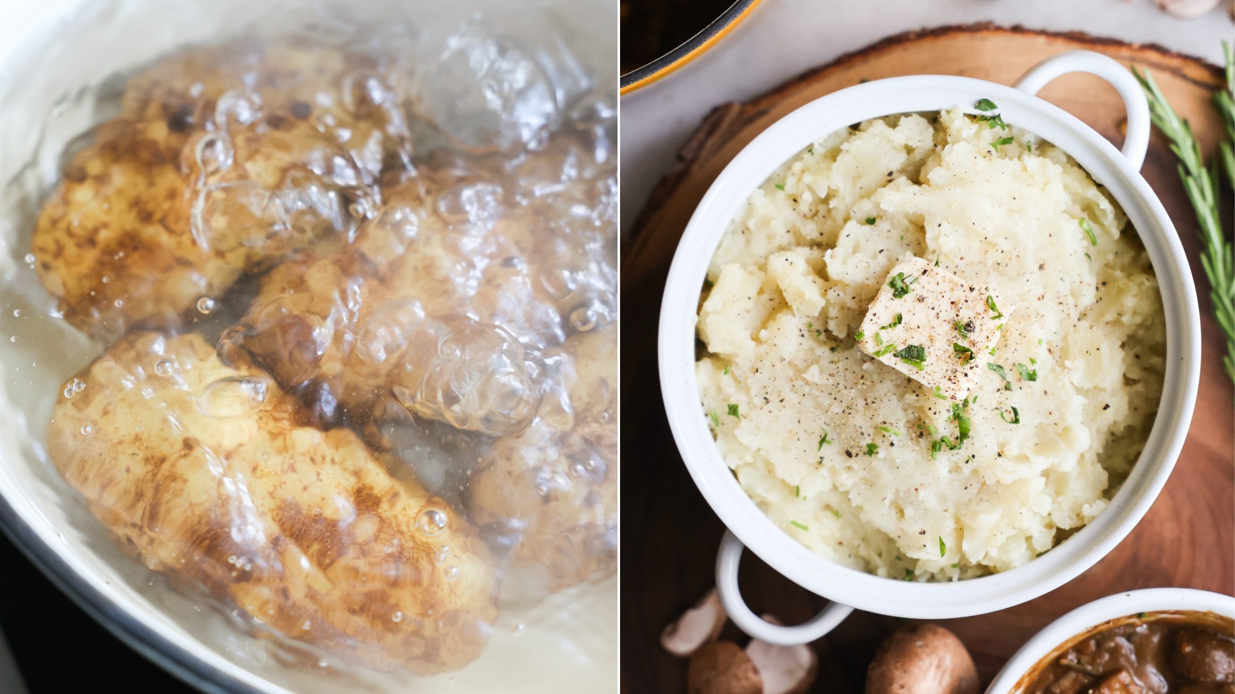 One Trick That Makes Vegan Mashed Potatoes Extra Fluffy Every Time