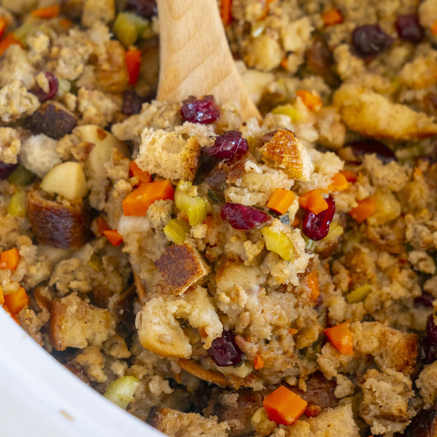Crockpot Stuffing With Sausage