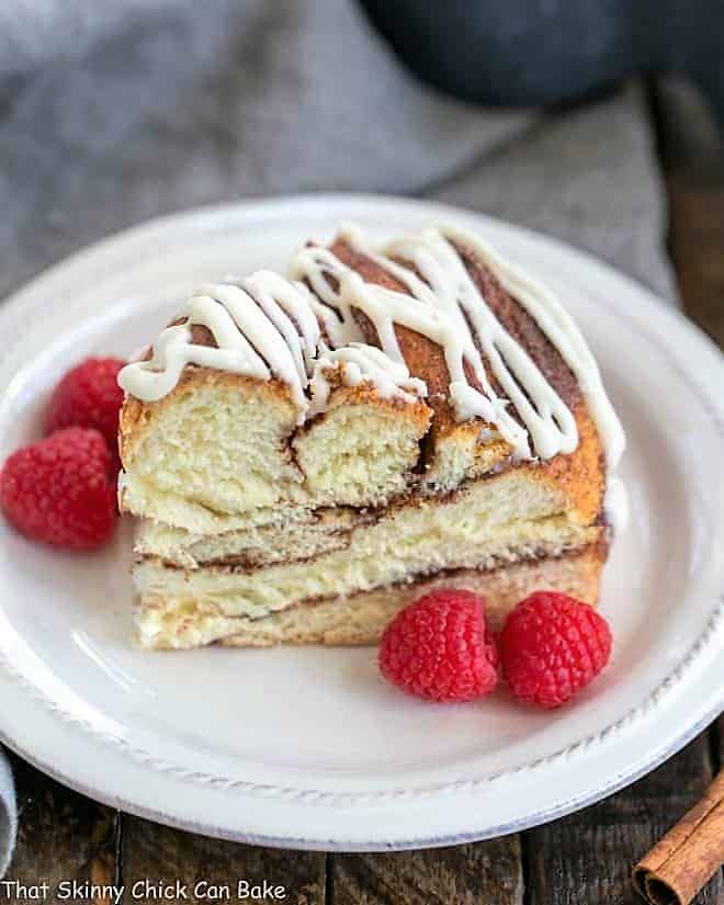 Cinnamon Twist Bread - Bakery Style - That Skinny Chick Can Bake